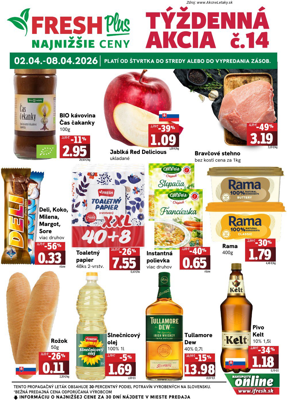 Leták FRESH - strana 1