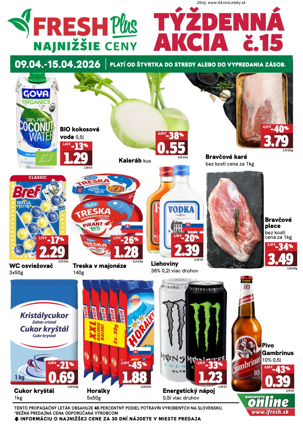 Leták FRESH - strana 1