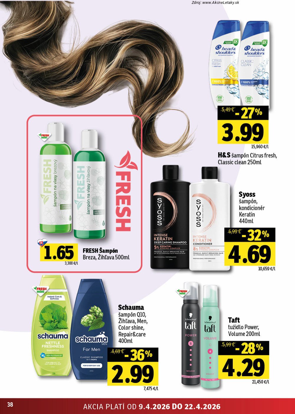 Leták FRESH - strana 38