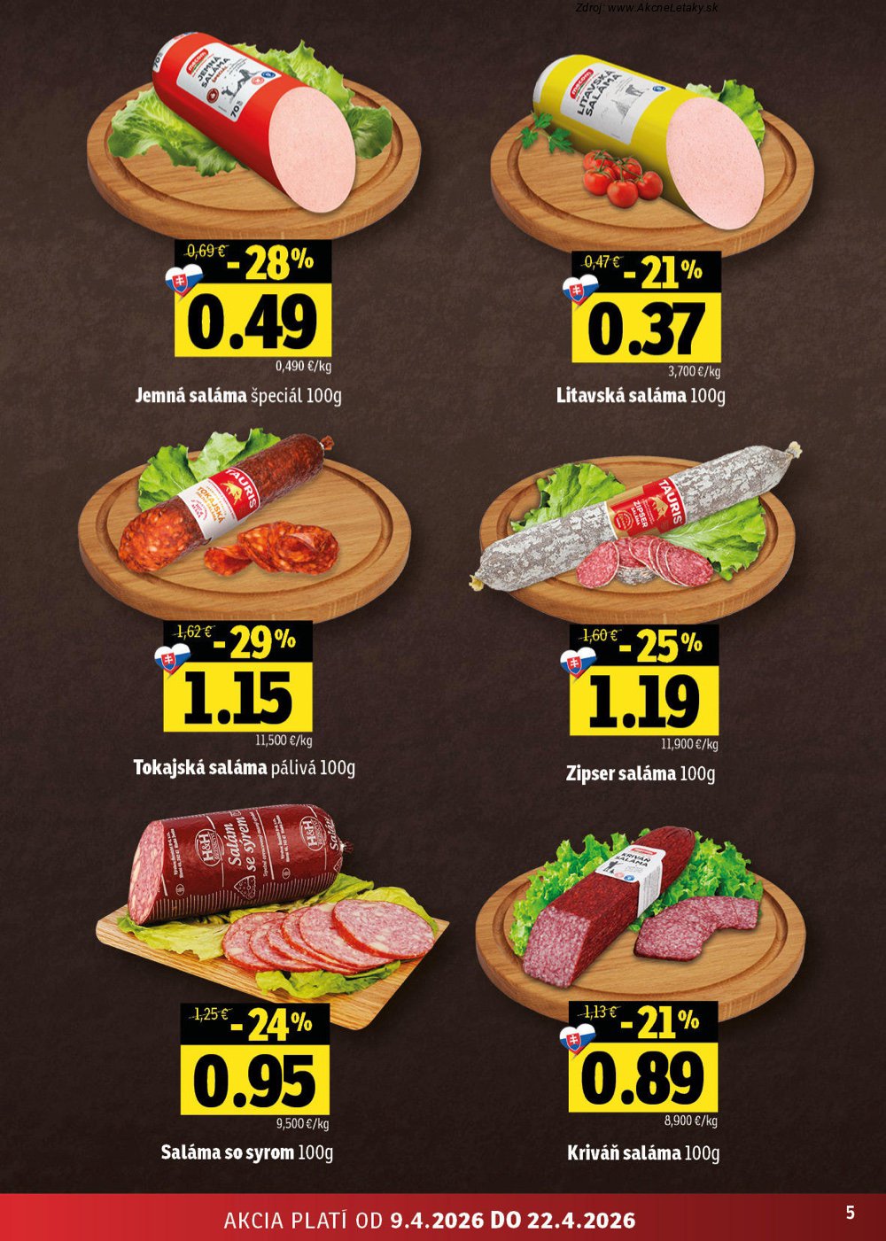 Leták FRESH (9. 4. - 22. 4. 2026) - strana 5 z 42