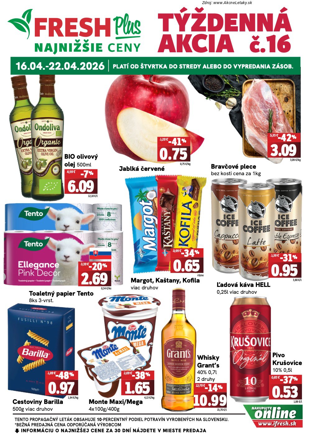 Leták FRESH - strana 1