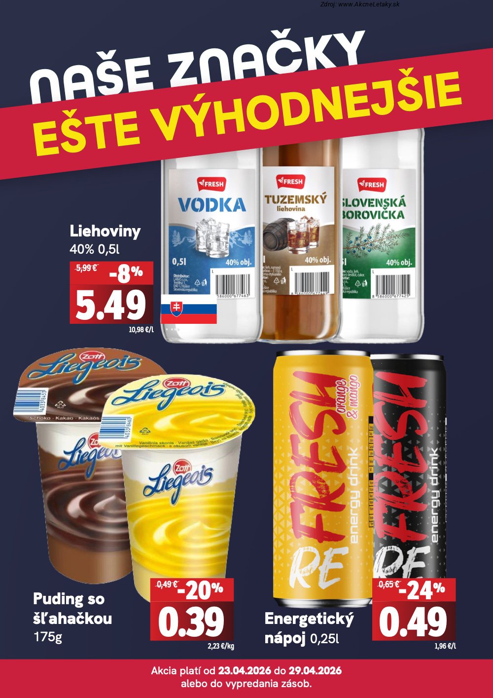 Leták FRESH (23. 4. - 29. 4. 2026) - strana 4 z 4