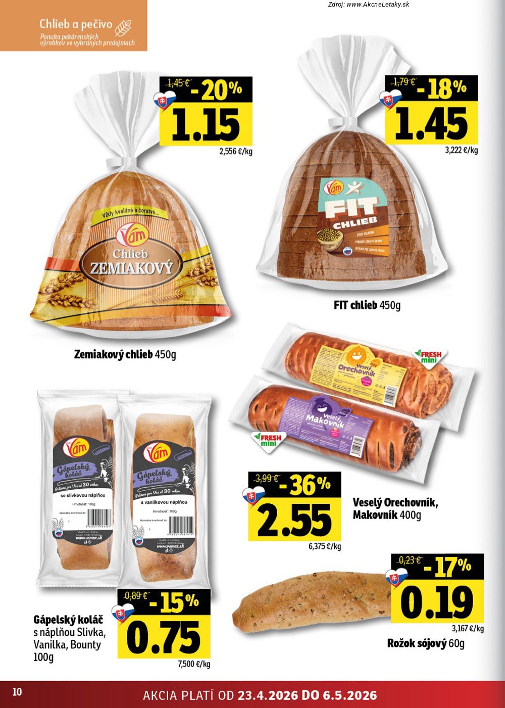 Leták FRESH (23. 4. - 6. 5. 2026) - strana 10 z 50