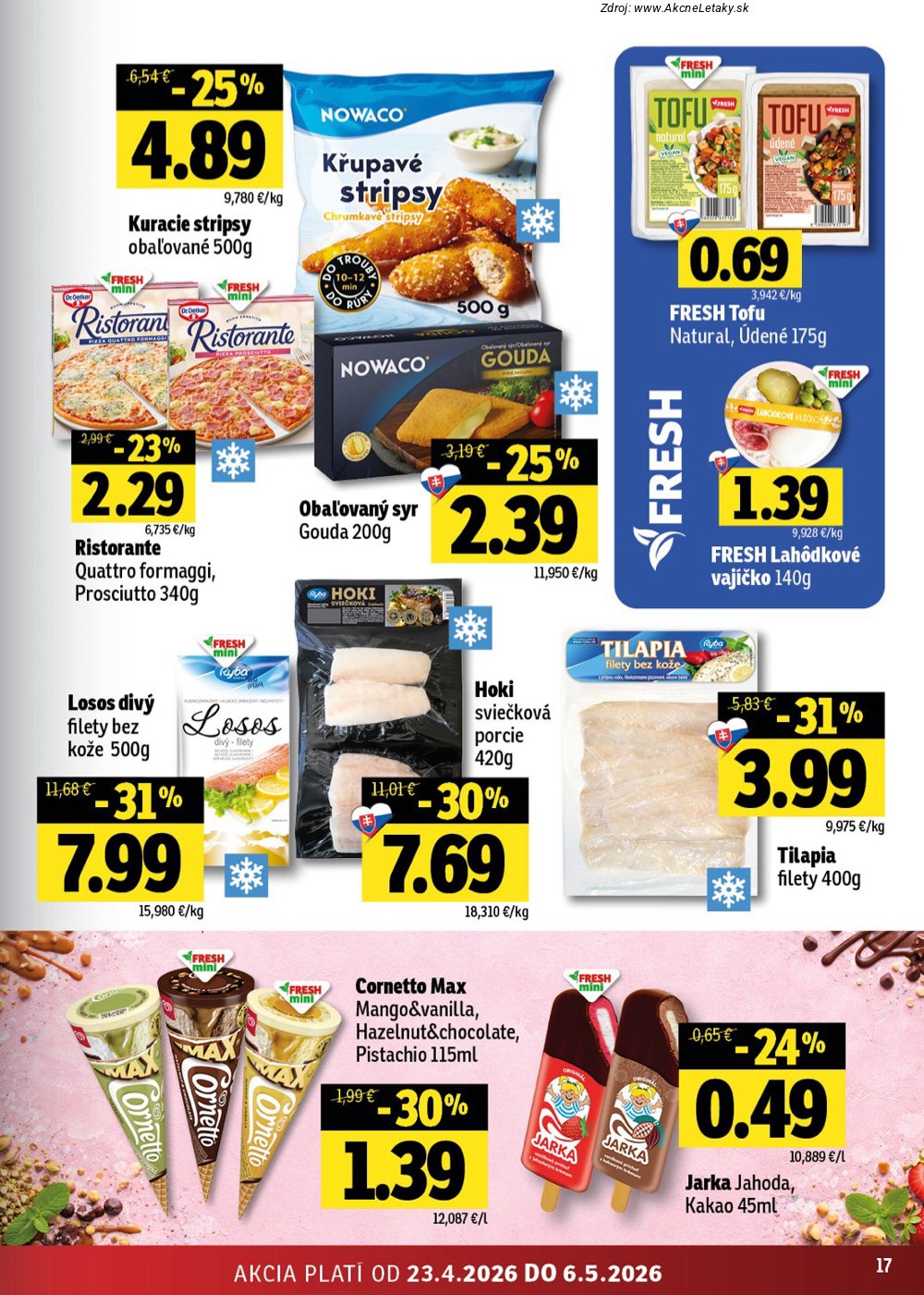 Leták FRESH (23. 4. - 6. 5. 2026) - strana 17 z 50