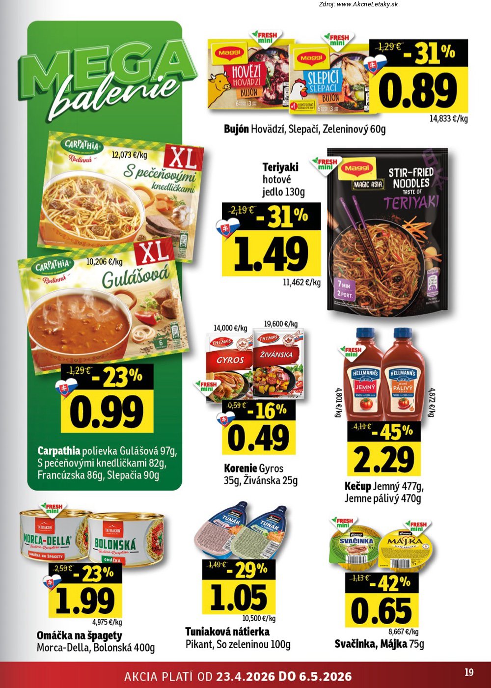 Leták FRESH (23. 4. - 6. 5. 2026) - strana 19 z 50