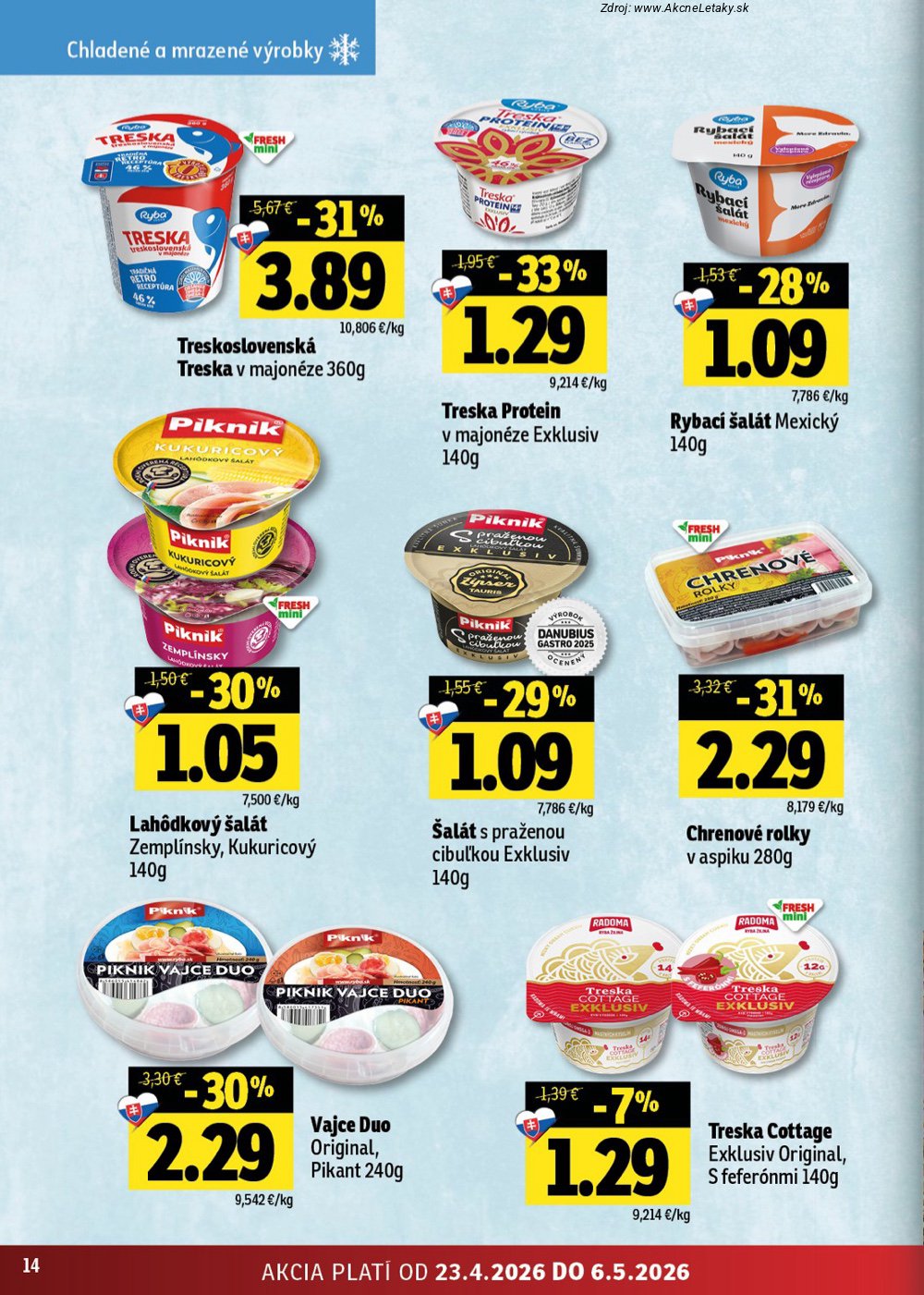 Leták FRESH (23. 4. - 6. 5. 2026) - strana 14 z 46