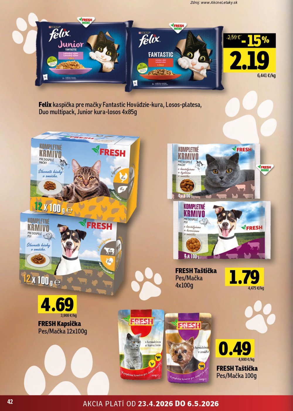 Leták FRESH (23. 4. - 6. 5. 2026) - strana 42 z 46