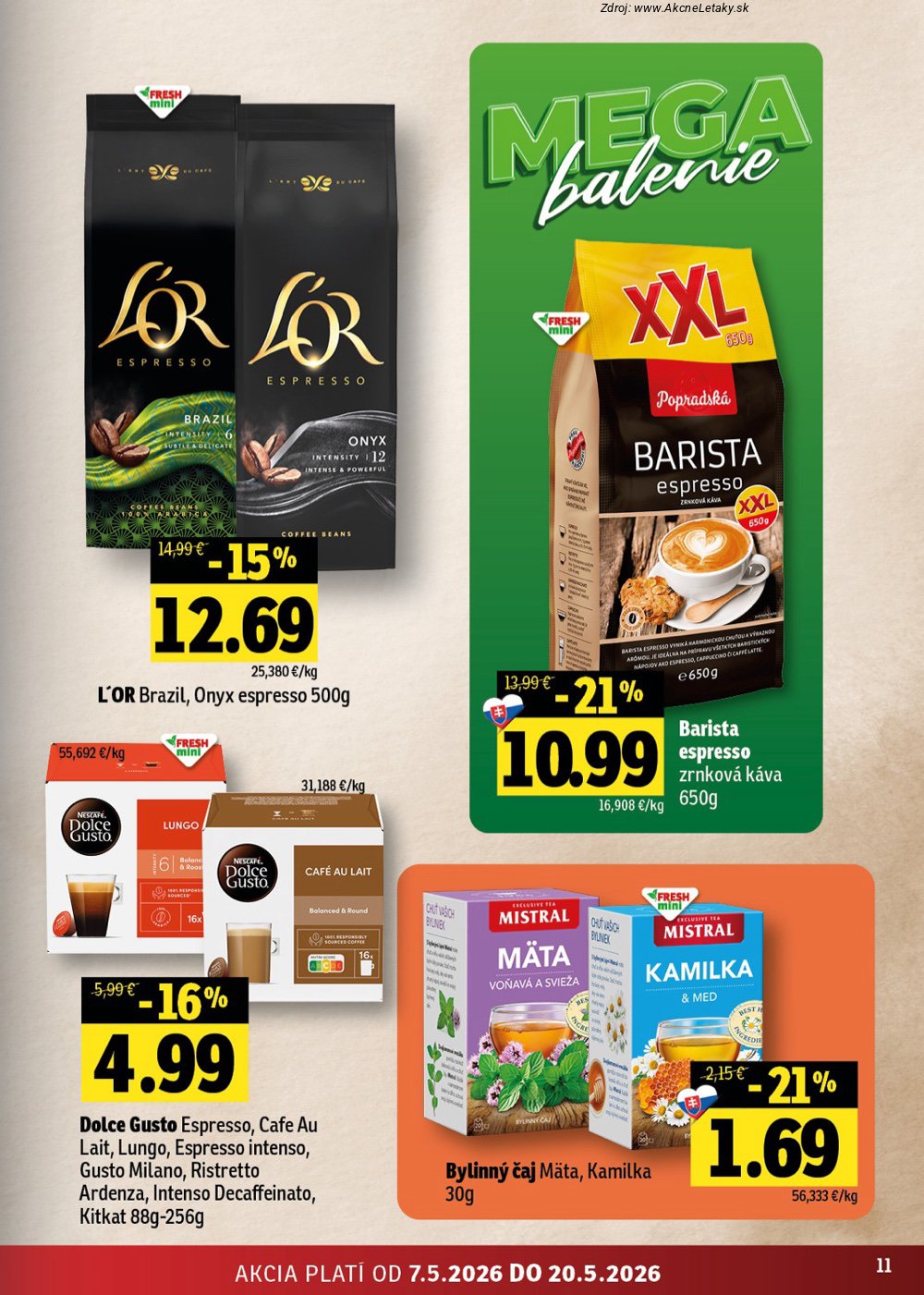 Leták FRESH (7. 5. - 20. 5. 2026) - strana 11 z 50