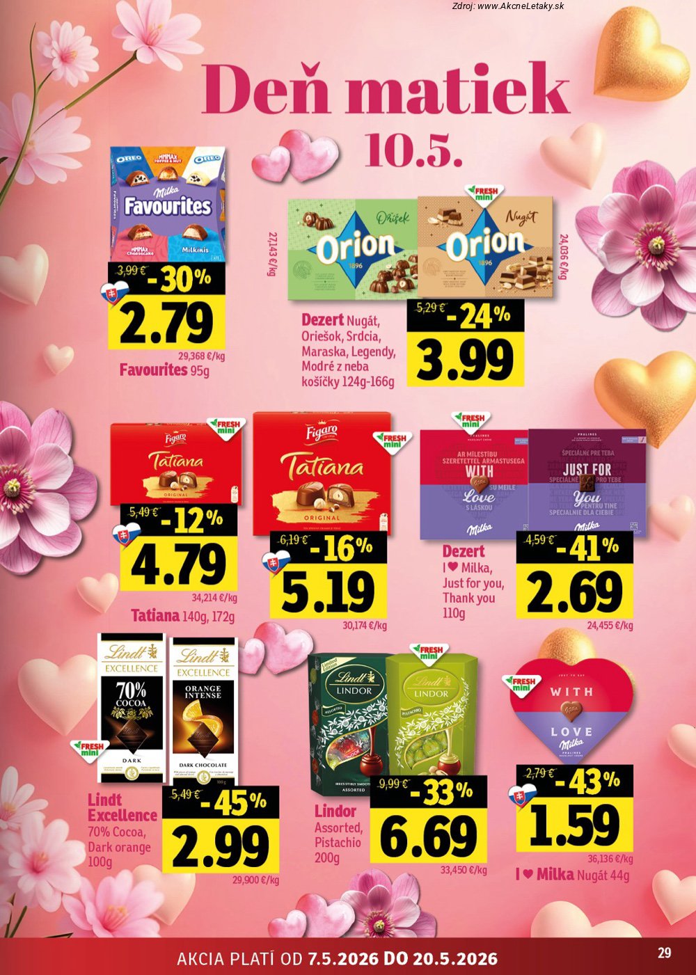 Leták FRESH (7. 5. - 20. 5. 2026) - strana 29 z 50