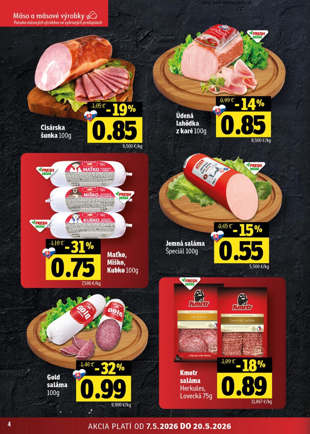 Leták FRESH (7. 5. - 20. 5. 2026) - strana 4 z 50