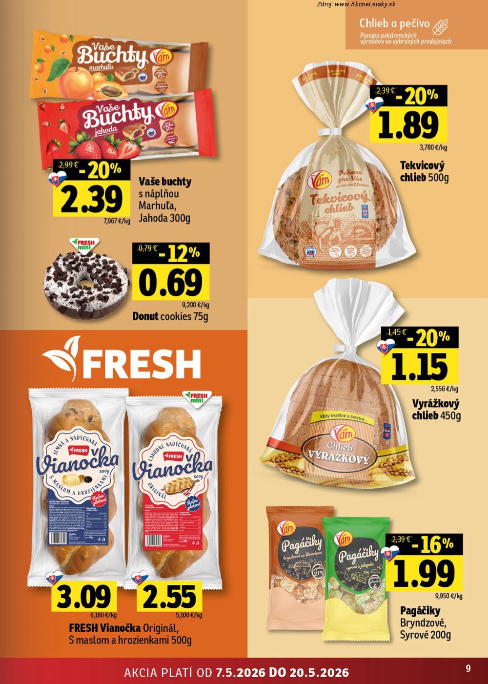 Leták FRESH (7. 5. - 20. 5. 2026) - strana 9 z 50