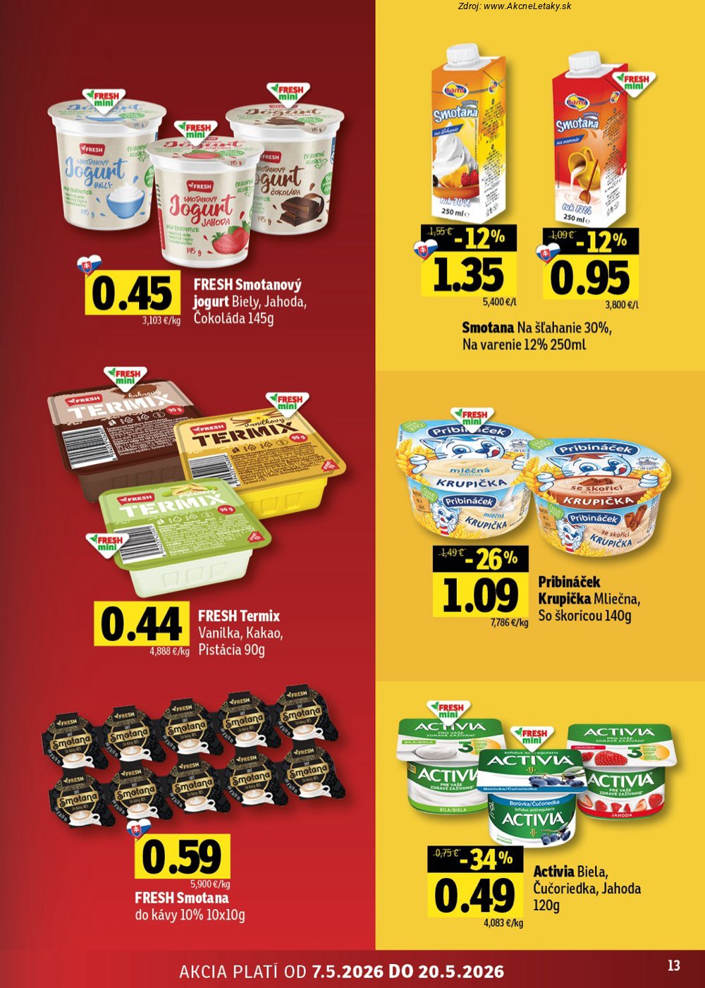 Leták FRESH (7. 5. - 20. 5. 2026) - strana 13 z 46