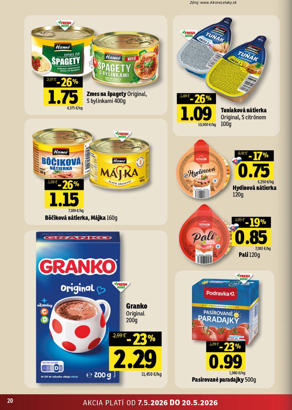 Leták FRESH (7. 5. - 20. 5. 2026) - strana 20 z 46