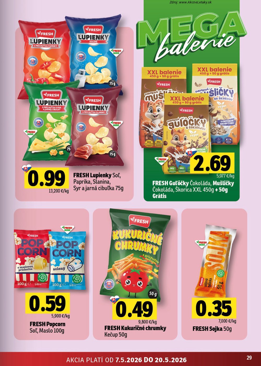 Leták FRESH (7. 5. - 20. 5. 2026) - strana 29 z 46