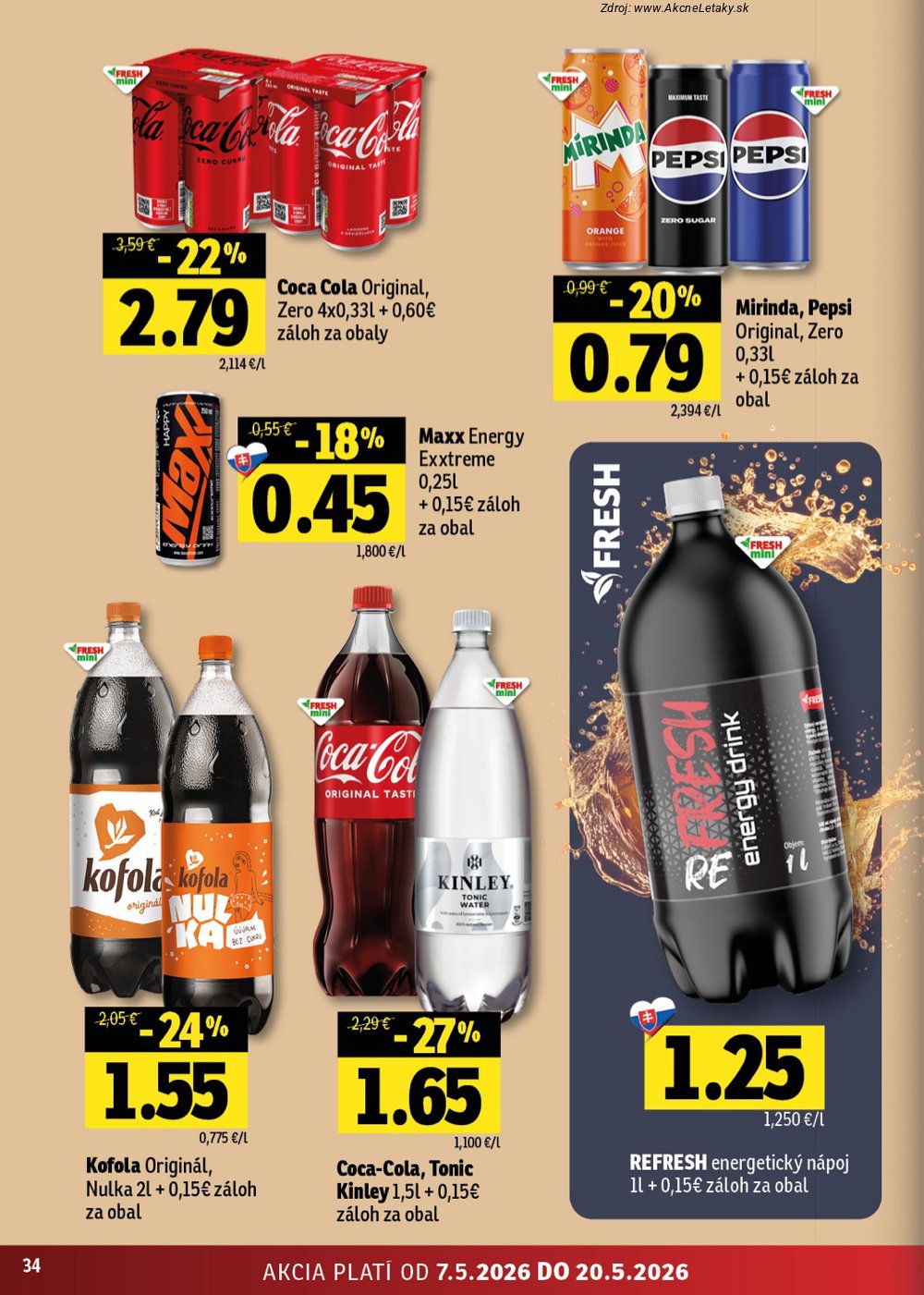 Leták FRESH (7. 5. - 20. 5. 2026) - strana 34 z 46
