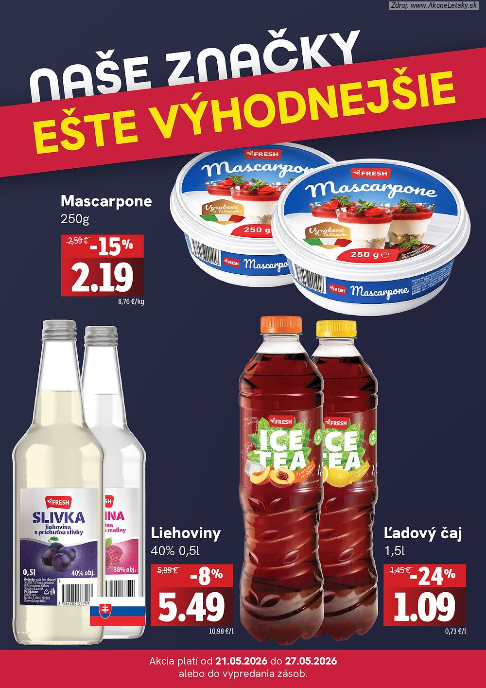 Leták FRESH (21. 5. - 27. 5. 2026) - strana 4 z 4