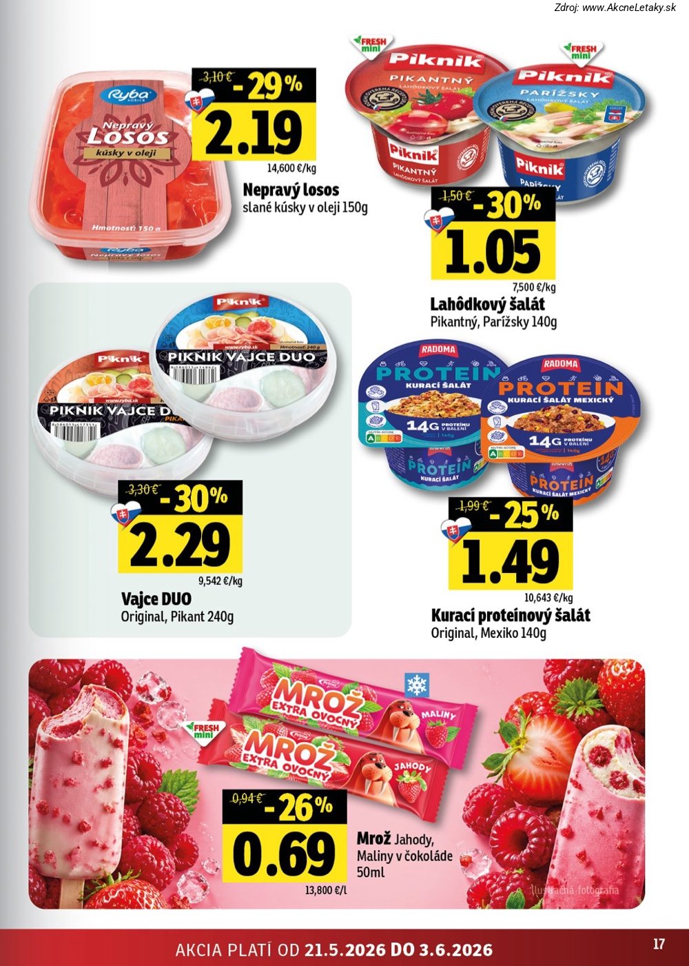 Leták FRESH (21. 5. - 3. 6. 2026) - strana 17 z 46