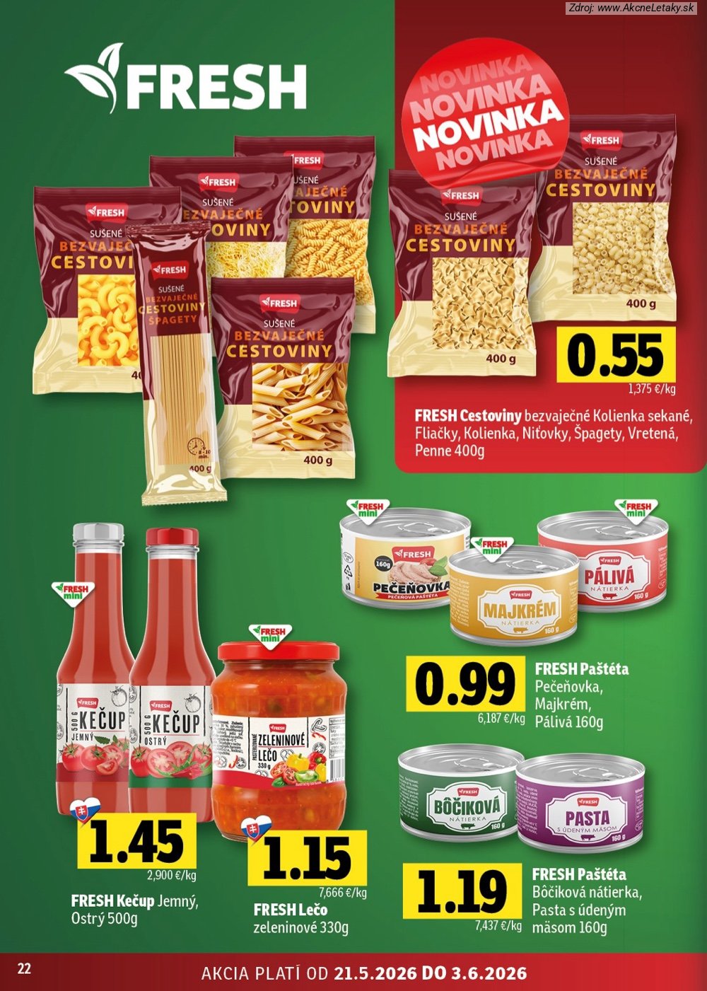 Leták FRESH (21. 5. - 3. 6. 2026) - strana 22 z 46