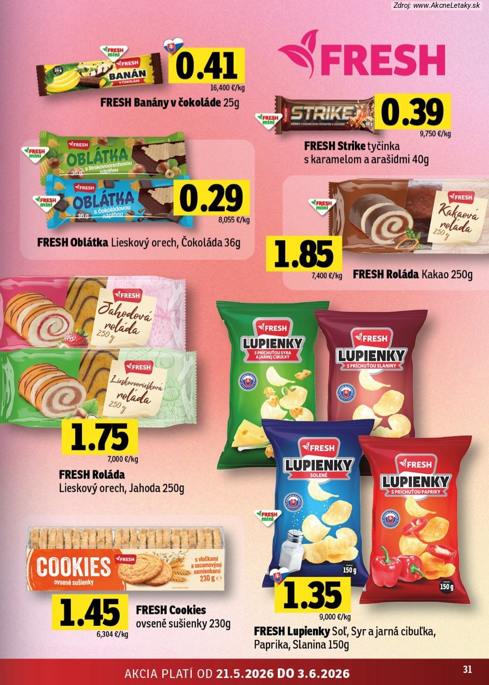 Leták FRESH (21. 5. - 3. 6. 2026) - strana 31 z 46