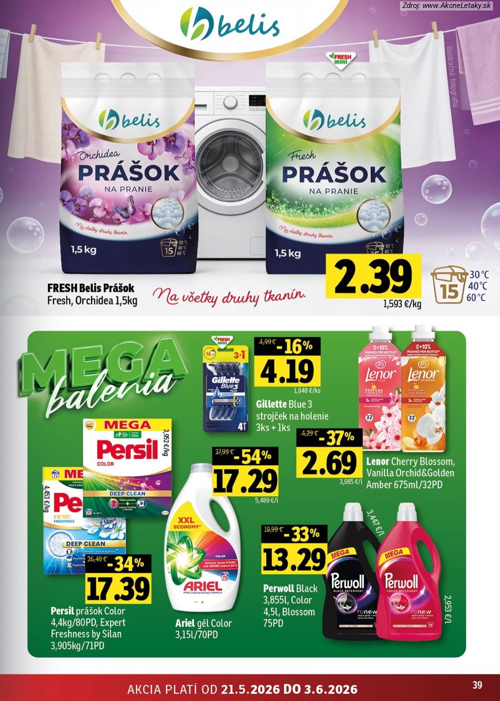 Leták FRESH (21. 5. - 3. 6. 2026) - strana 39 z 46