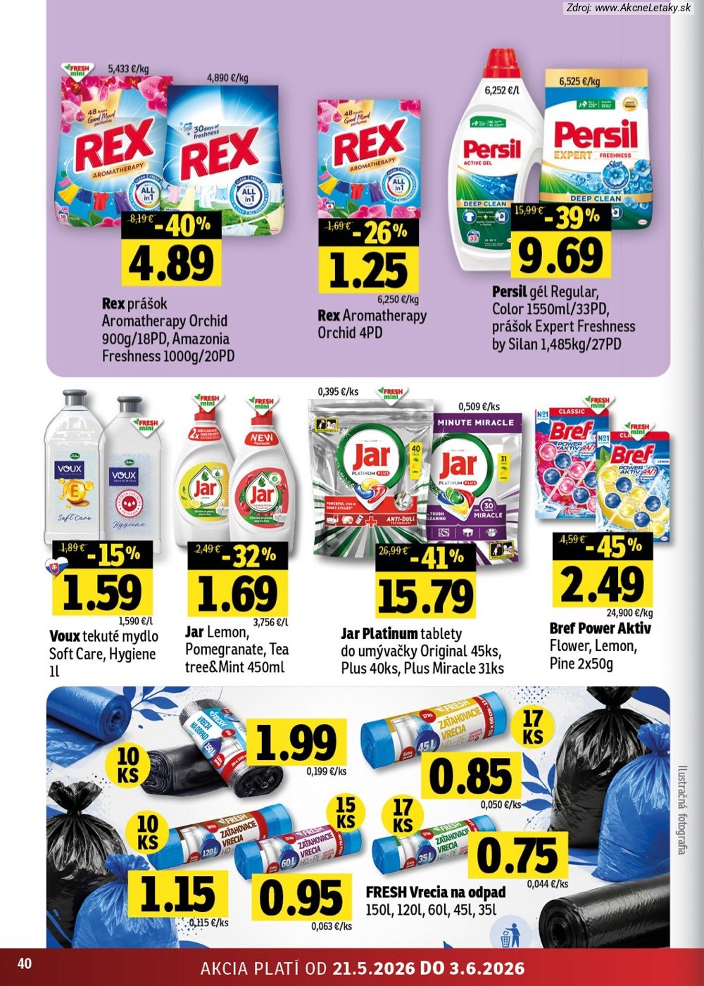 Leták FRESH (21. 5. - 3. 6. 2026) - strana 40 z 46