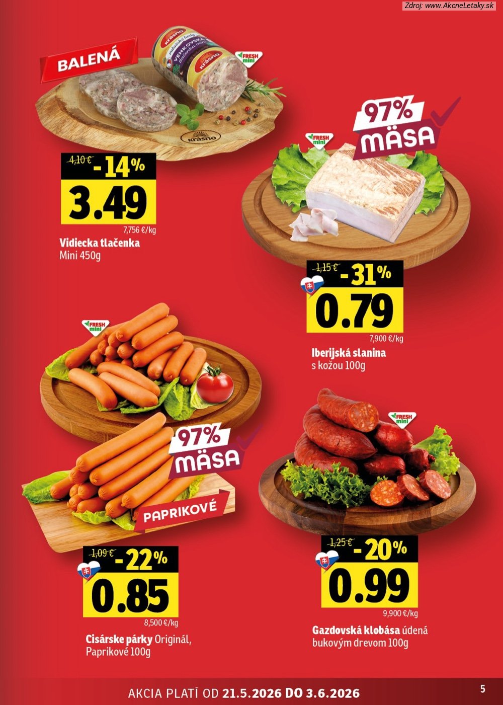 Leták FRESH (21. 5. - 3. 6. 2026) - strana 5 z 46