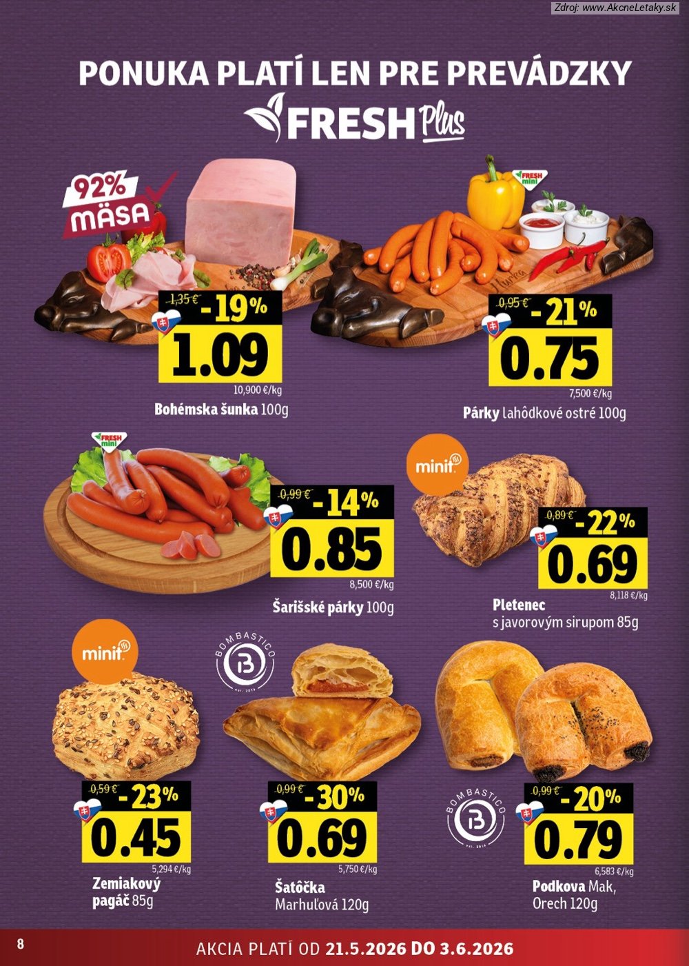Leták FRESH (21. 5. - 3. 6. 2026) - strana 8 z 46
