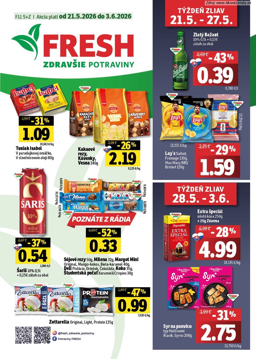Leták FRESH (21. 5. - 3. 6. 2026) - strana 1 z 42