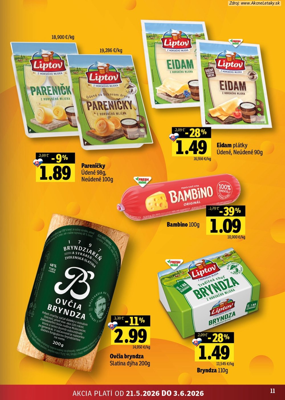 Leták FRESH (21. 5. - 3. 6. 2026) - strana 11 z 42