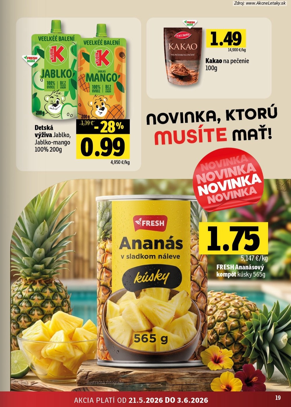 Leták FRESH (21. 5. - 3. 6. 2026) - strana 19 z 42