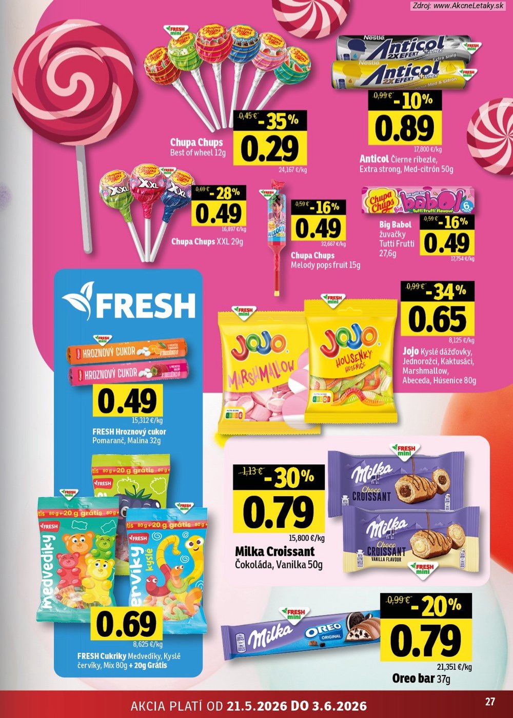Leták FRESH (21. 5. - 3. 6. 2026) - strana 27 z 42