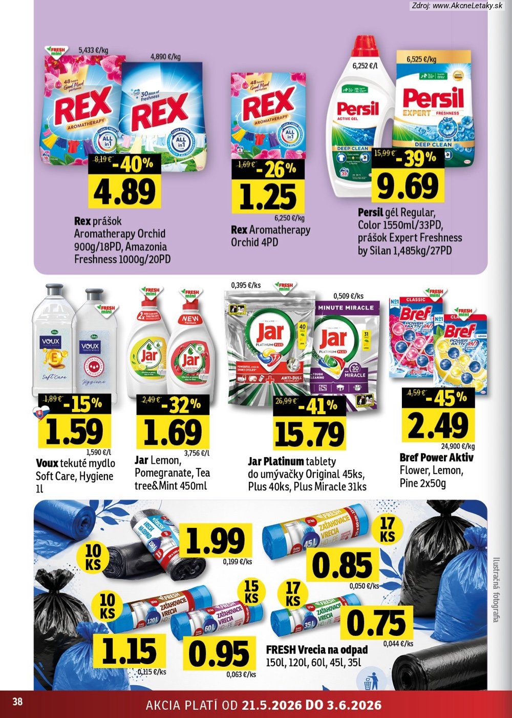 Leták FRESH (21. 5. - 3. 6. 2026) - strana 38 z 42