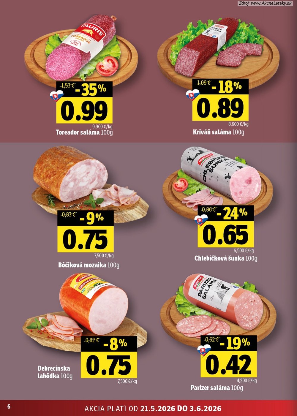 Leták FRESH (21. 5. - 3. 6. 2026) - strana 6 z 42