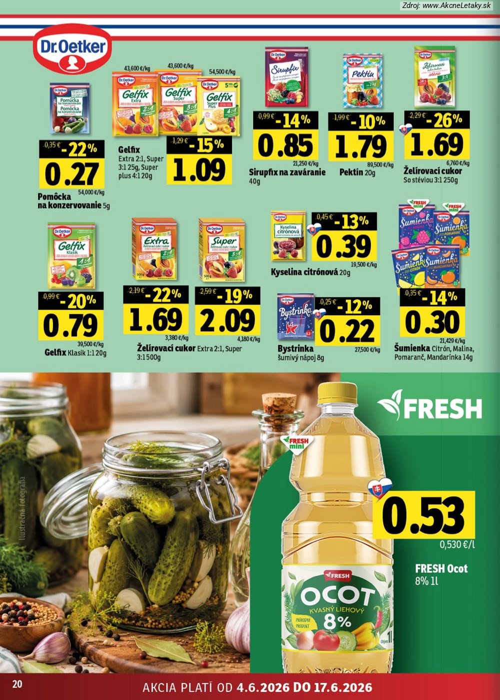 Leták FRESH (4. 6. - 17. 6. 2026) - strana 20 z 56