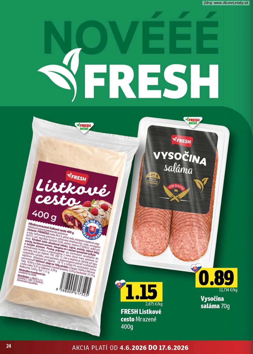Leták FRESH (4. 6. - 17. 6. 2026) - strana 24 z 56