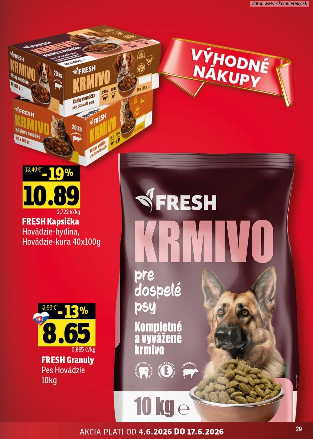 Leták FRESH (4. 6. - 17. 6. 2026) - strana 29 z 56