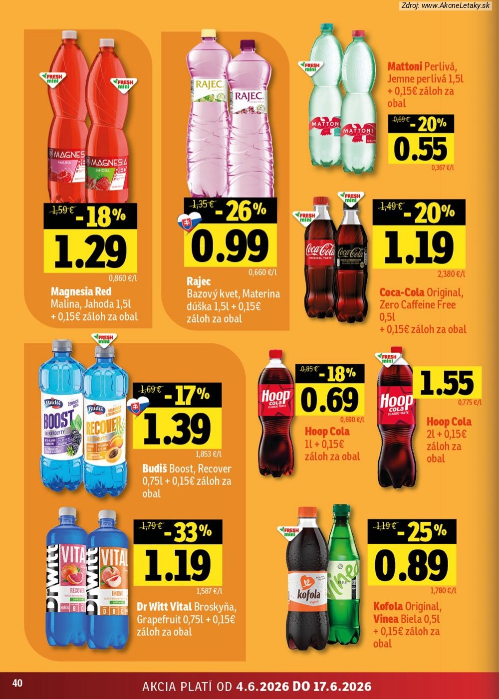 Leták FRESH (4. 6. - 17. 6. 2026) - strana 40 z 56