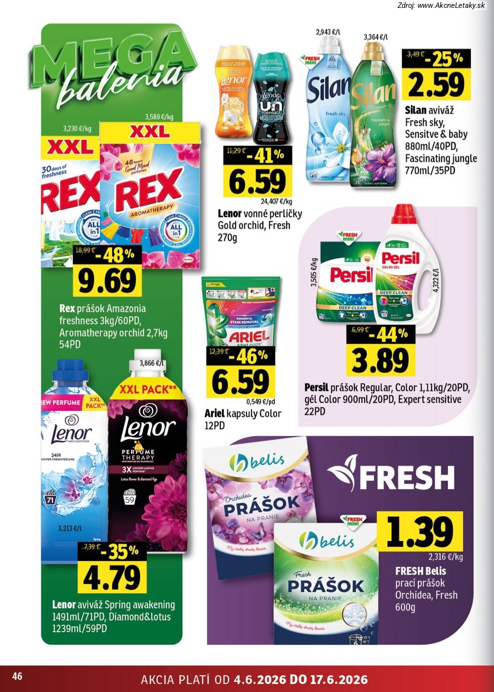 Leták FRESH (4. 6. - 17. 6. 2026) - strana 46 z 56
