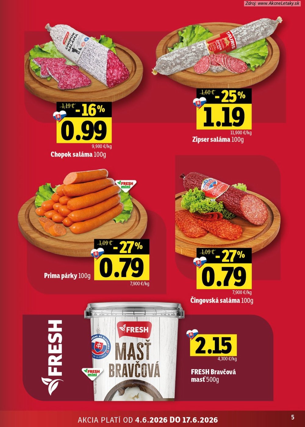 Leták FRESH (4. 6. - 17. 6. 2026) - strana 5 z 56