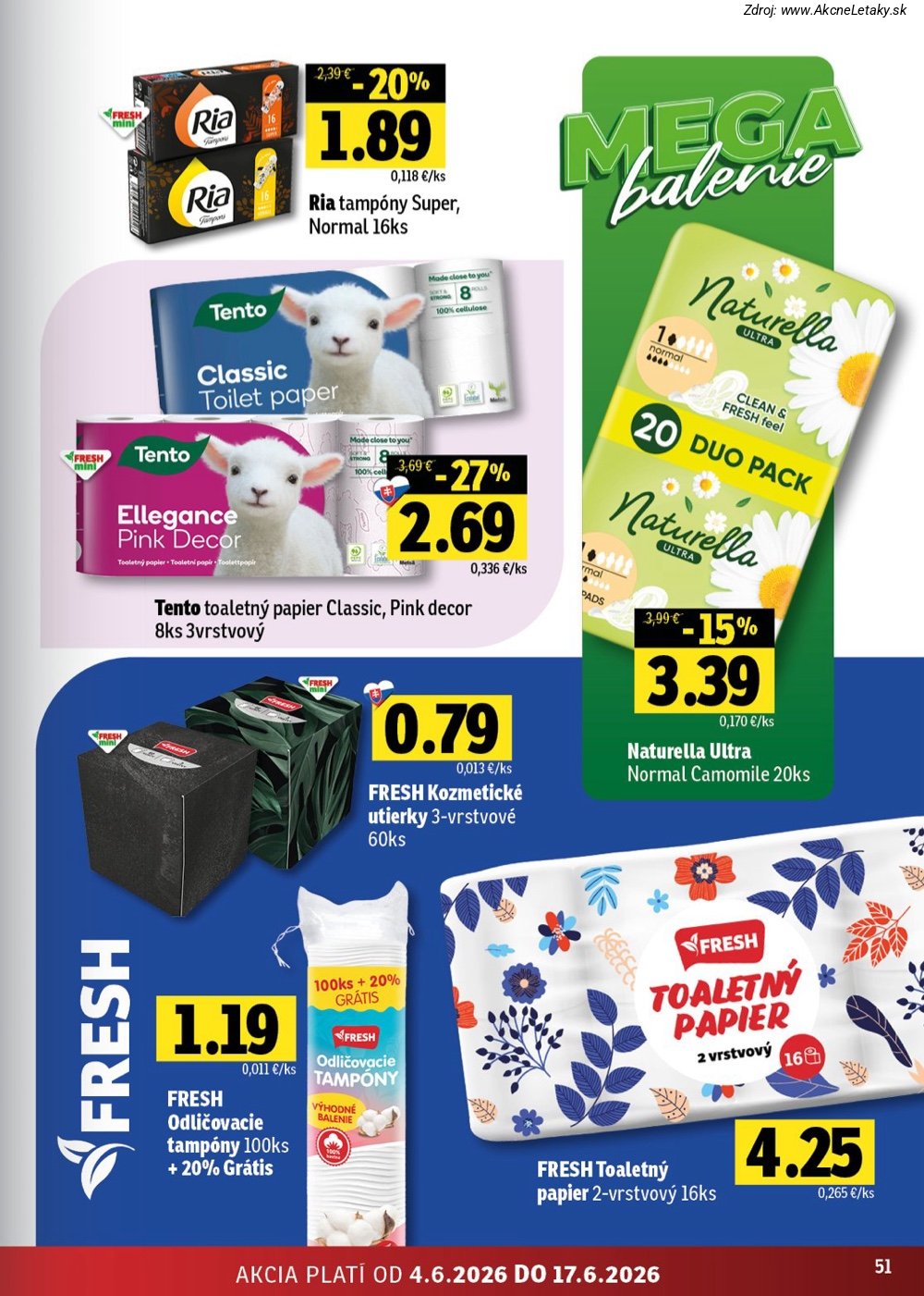 Leták FRESH (4. 6. - 17. 6. 2026) - strana 51 z 56