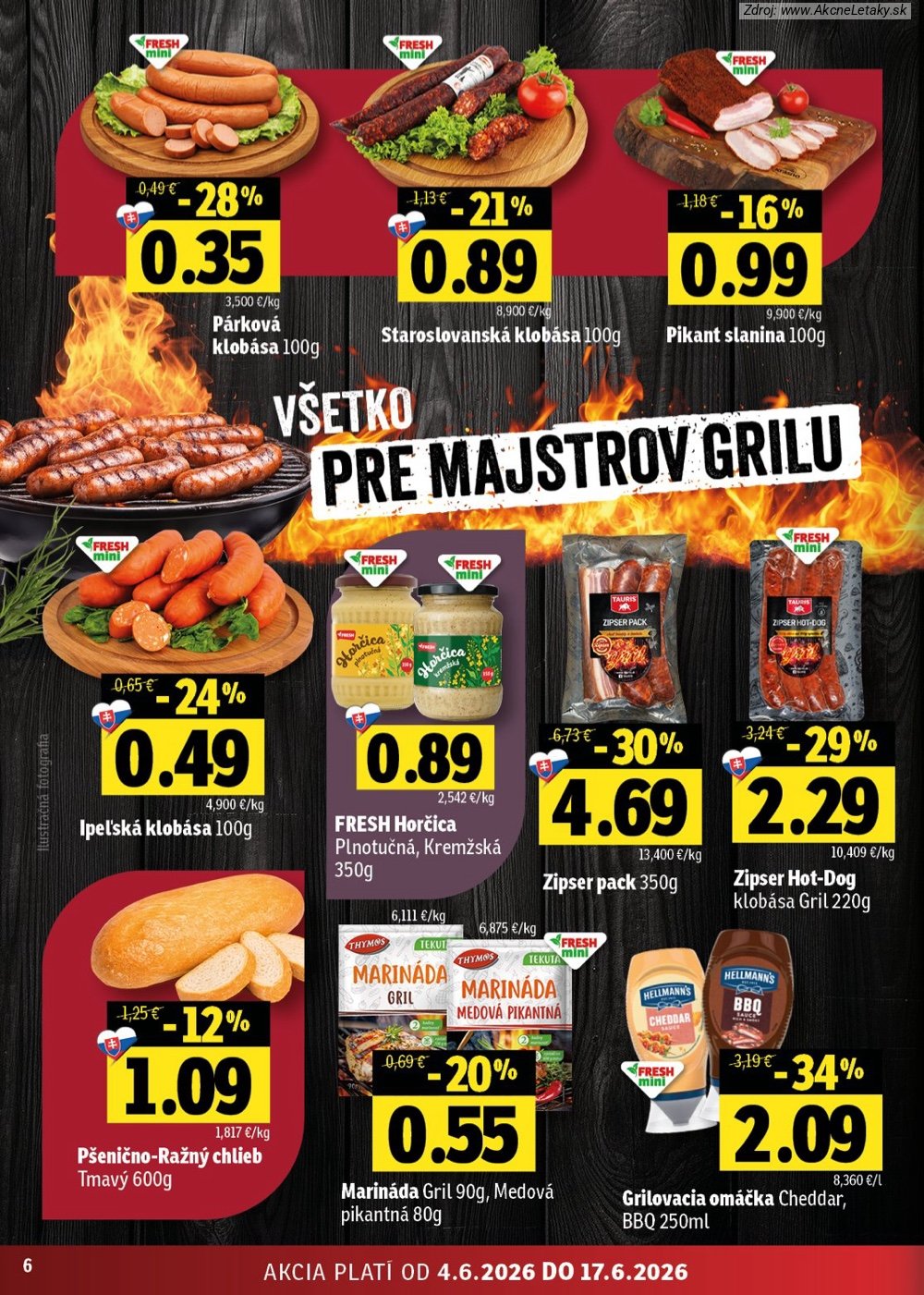 Leták FRESH (4. 6. - 17. 6. 2026) - strana 6 z 56