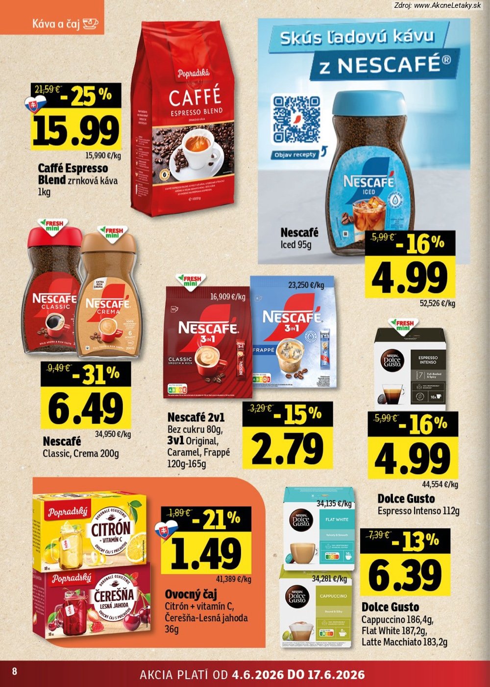 Leták FRESH (4. 6. - 17. 6. 2026) - strana 8 z 56