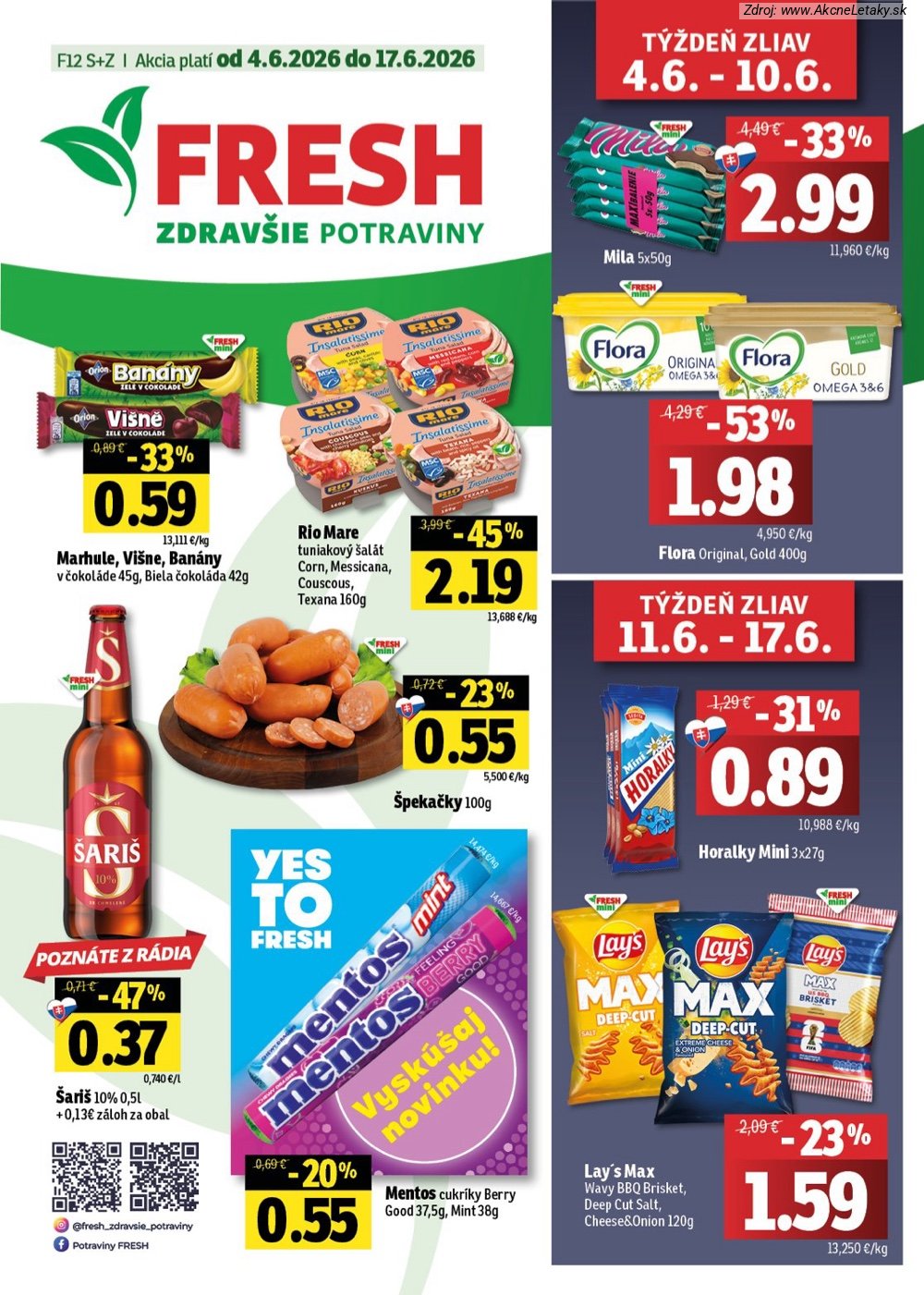 Leták FRESH (4. 6. - 17. 6. 2026) - strana 1 z 52