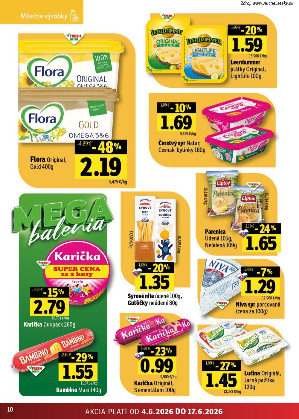Leták FRESH (4. 6. - 17. 6. 2026) - strana 10 z 52