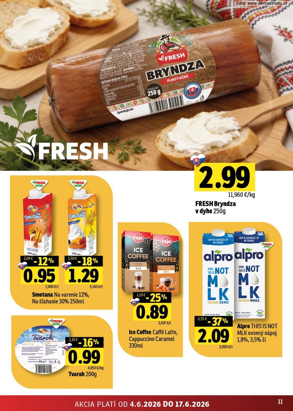Leták FRESH (4. 6. - 17. 6. 2026) - strana 11 z 52