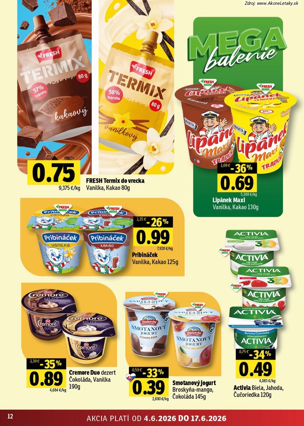 Leták FRESH (4. 6. - 17. 6. 2026) - strana 12 z 52