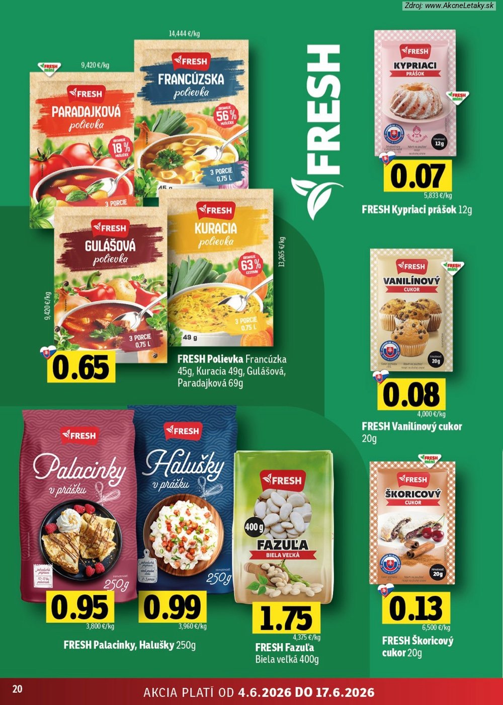 Leták FRESH (4. 6. - 17. 6. 2026) - strana 20 z 52