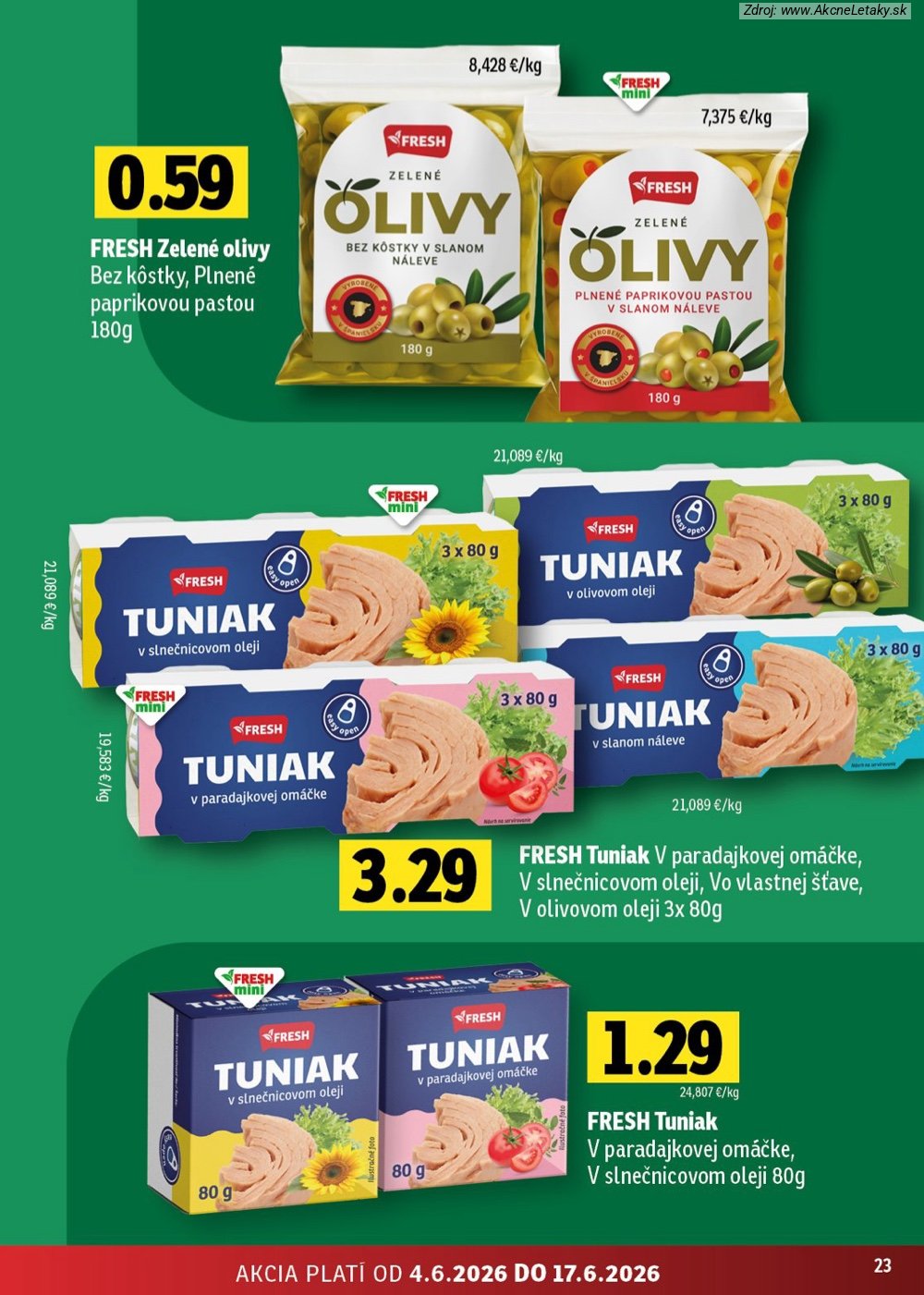 Leták FRESH (4. 6. - 17. 6. 2026) - strana 23 z 52