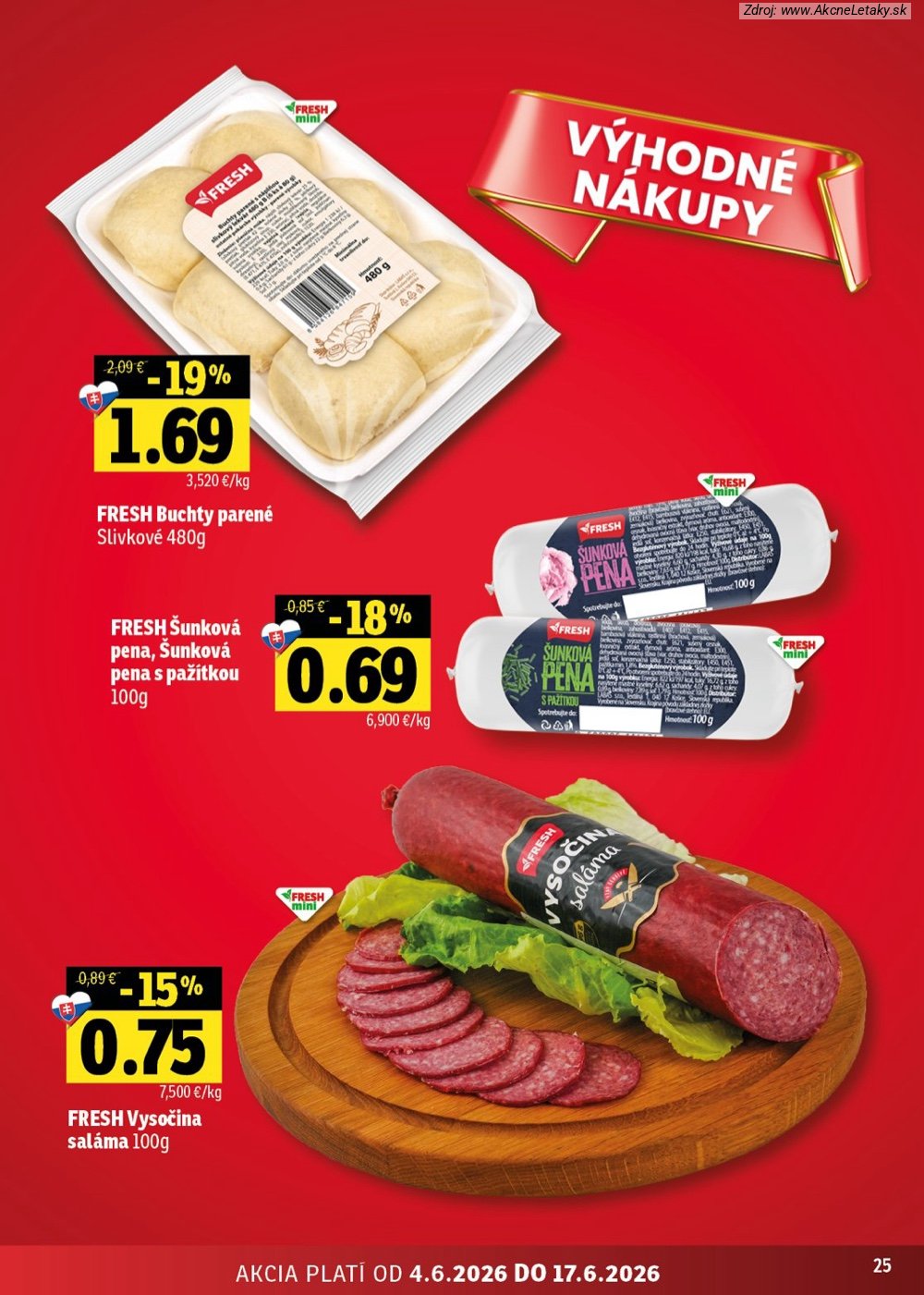 Leták FRESH (4. 6. - 17. 6. 2026) - strana 25 z 52