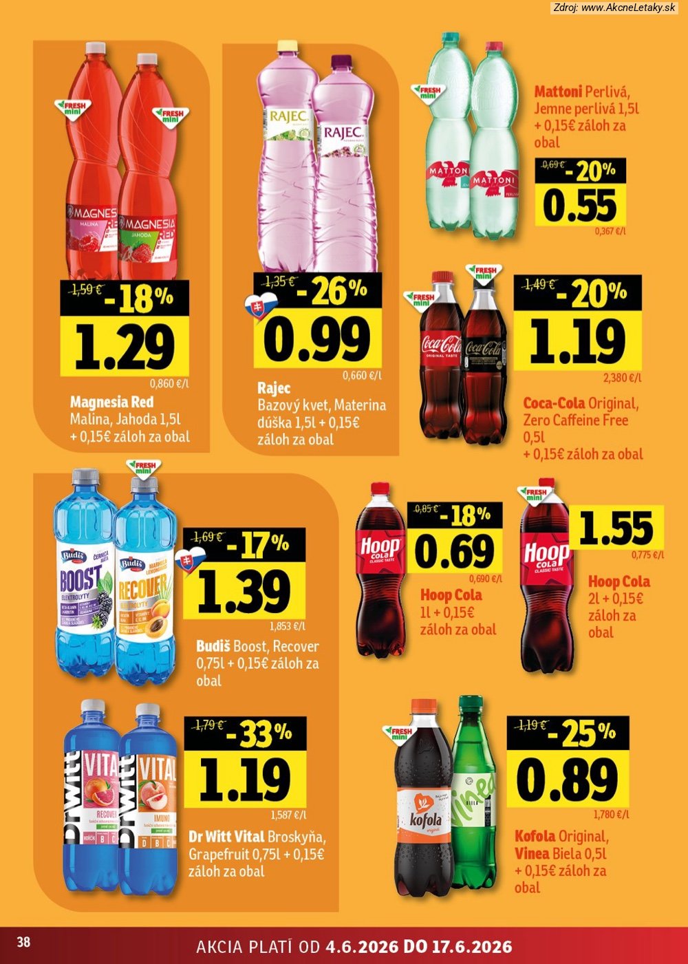 Leták FRESH (4. 6. - 17. 6. 2026) - strana 38 z 52